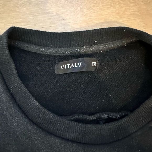 VITALY long sweater - washed black vintage look - Picture 2 of 7